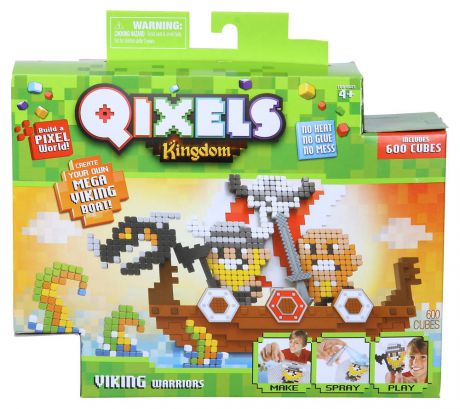 Qixels 87036 Квикселс Набор для творчества Королевство "Викинги"