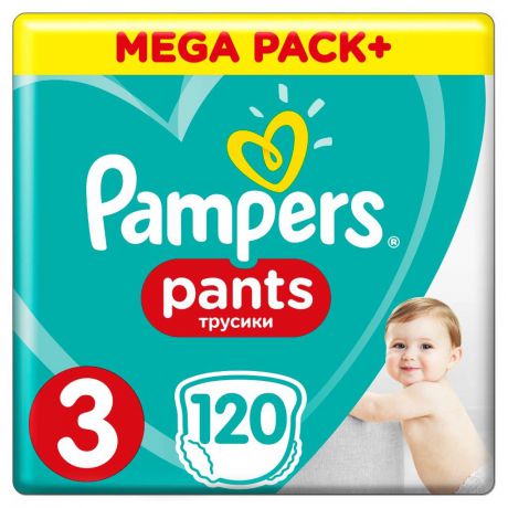 Трусики Pampers Pants 3 (6-11 кг) 120 шт