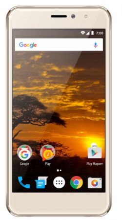 Смартфон Vertex Impress Lion 4G золотистый 5" 8 Гб LTE Wi-Fi GPS 3G LN4G-GLD