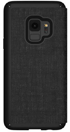 Чехол-книжка Speck Presidio Folio для Samsung Galaxy S9. Материал пластик/полиуретан. Цвет: черный/серый.