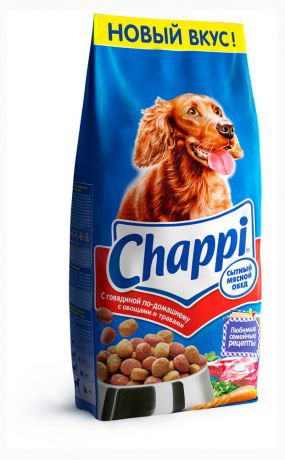 Корм для собак Chappi, говядина, 15 кг