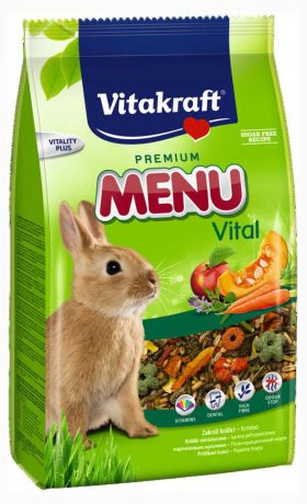 Корм для кроликов Vitakraft Menu Vital, 3 кг