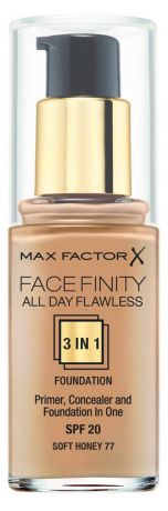 Тональная основа «Facefinity All Day Flawless 3-in-1» 77, Max Factor