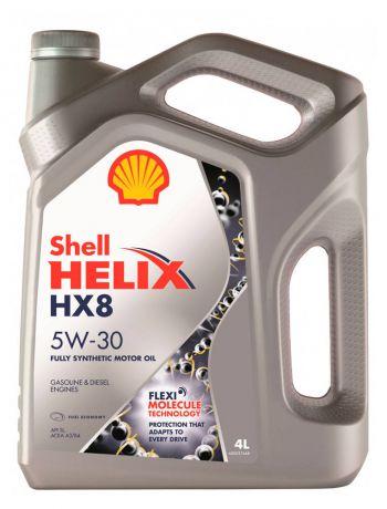 Масло моторное Shell Helix HX8 5W30, 4 л