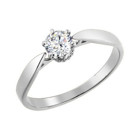 Красивое кольцо с бриллиантом