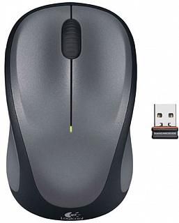 Мышь беспроводная Logitech M235 серый USB + радиоканал 910-002201