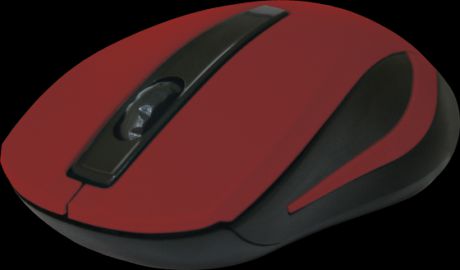 Мышь беспроводная DEFENDER MM-605 красный USB 52605
