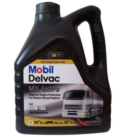 Масло моторное Mobil Delvac MX Extra 10W-40, 4 л