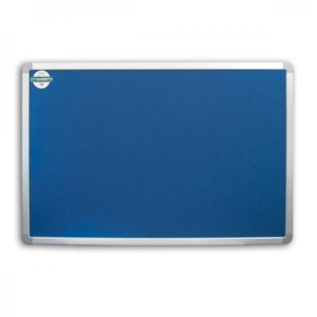 Доска текстильная 90х120 см, алюминиевая рамка, синяя IWB-802/BU