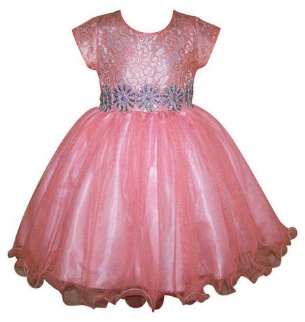 Платье «Розовая нежность» розовое