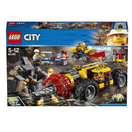 LEGO City 60186 Лего Сити Тяжелый бур для горных работ