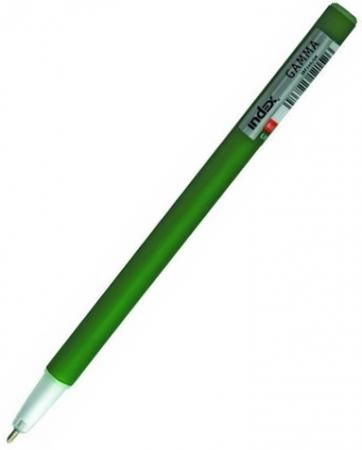 Шариковая ручка Index Gamma зеленый 1 мм IBP3490/GN