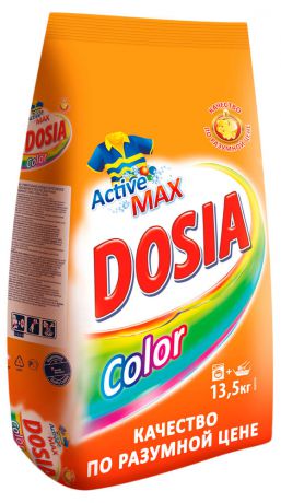 Стиральный порошок для цветного белья «Color» Dosia, 13,5 кг