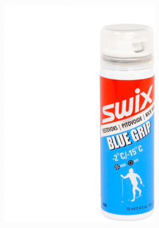 Мазь держания Swix аэрозоль Blue Extra, -2С/-15, 75мл