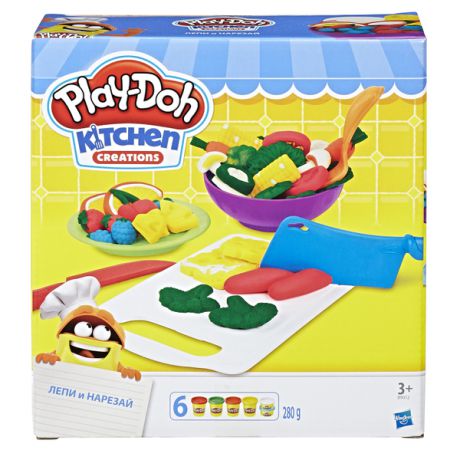 Набор для лепки Слепи и нарежь дольки Play-Doh B9012