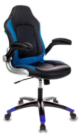 Кресло игровое «Бюрократ VIKING-1/BL+BLUE»