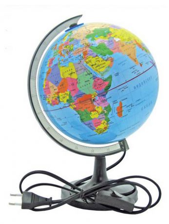 Глобус Rotondo политический, с подсветкой, 20 см, новая карта