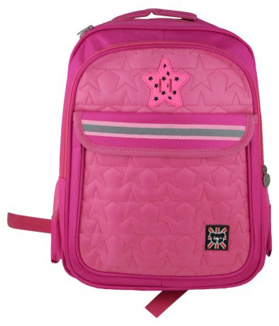 Рюкзак школьный Beifa, 38х30х16 см, розовый