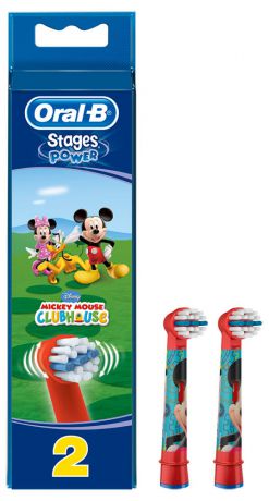 Сменные насадки для зубной щетки «Kids Stages Power» Oral-B , 2 шт