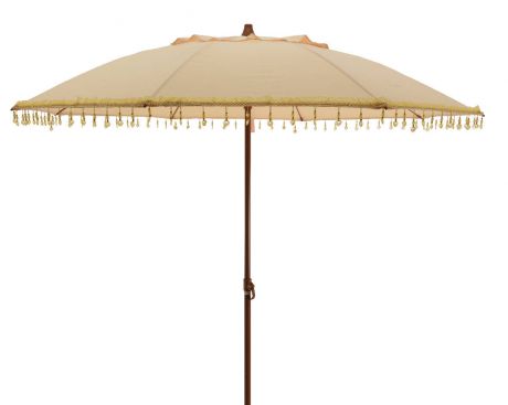 Садовый зонт складной Decoris «Аруба», бежевый, D 180 см, H 200 см