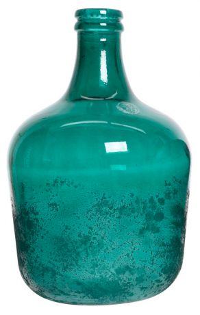 Ваза-бутылка Decoris, прозрачная, 18х30 см