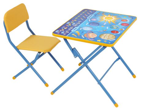 Комплект детской мебели Фея Досуг 201 «Космос», стол+стул