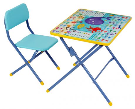 Комплект детской мебели Фея Досуг 201 «Океан», стол+стул