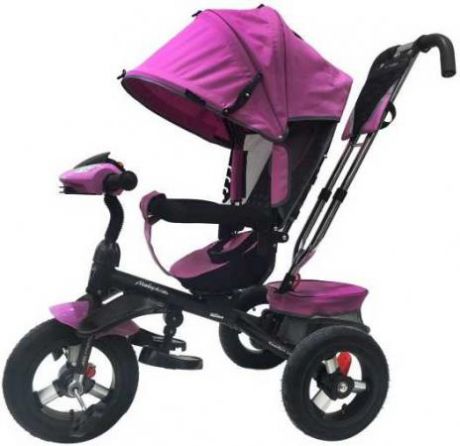 Велосипед трехколёсный Moby Kids Comfort 360° 12x10 AIR 12*/10* фиолетовый 641069