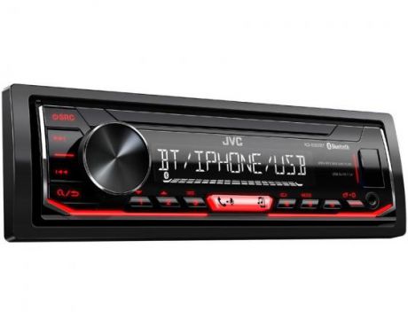 Автомагнитола JVC KD-X352BT USB MP3 FM RDS 1DIN 4x50Вт черный