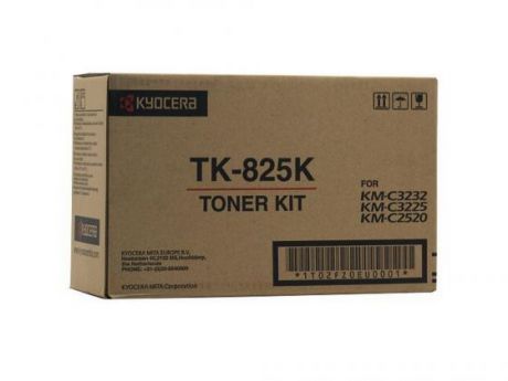 Картридж Kyocera TK-825K для KM C2520 C3225 C3232 черный 15000стр