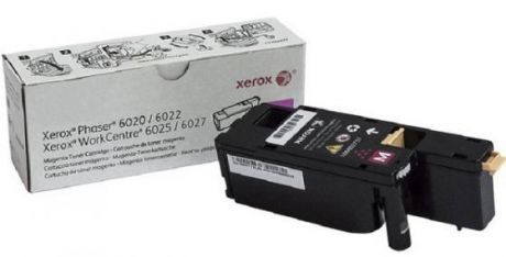 Картридж Xerox 106R02761 для Phaser 6020/6022/WorkCentre 6025/6027 пурпурный 1000стр