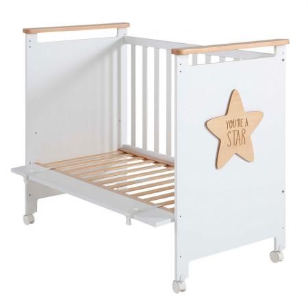 Кроватка 120x60 Micuna Baby Star(White/Natural)