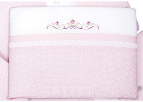 Комплект в кроватку 3 предмета Сонный Гномик Прованс (розовый)