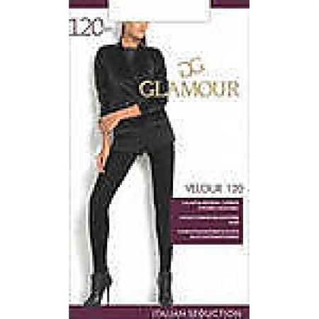 Колготки GLAMOUR "Velour" 5 120 den черный