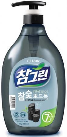 Средство для мытья посуды CJ Lion Chamgreen: Древесный уголь 1л