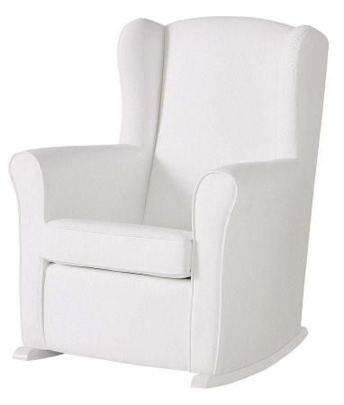 Кресло-качалка с Relax-системой Micuna Wing/Nanny White Кожаная обивка(Цвет обивки: Leatherette White)
