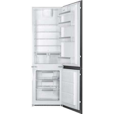 Встраиваемые холодильники SMEG/ 177.2 х 54 х 54.9 см, 202х75л, встраиваемый комбинированный холодильник
