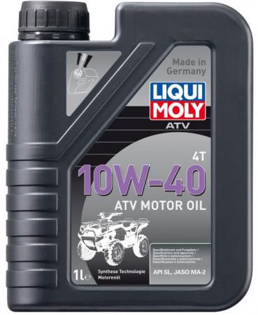 НС-синтетическое моторное масло LiquiMoly ATV 4T Motoroil Offroad 10W40 1 л 7540