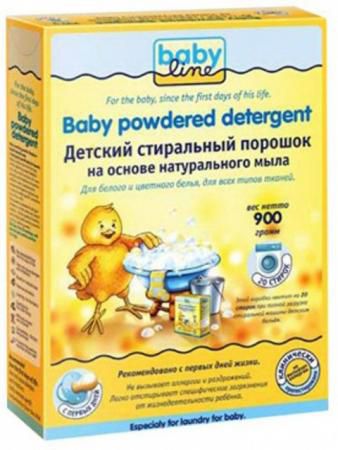 Стиральный порошок BABYLINE на основе натурального мыла 0,9 кг