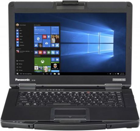 Ноутбук Panasonic Toughbook CF-54 mk3 14" 1366x768 Intel Core i5-7300U 500 Gb 4Gb 4G LTE Intel HD Graphics 620 черный серебристый Windows 10 Home CF-54G0489T9