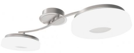 Потолочная светодиодная люстра с пультом ДУ IDLamp Frittelle 107/2A-LEDWhitechrome