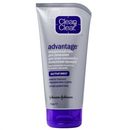 Clean&Clear Advantage Гель для умывания от прыщей 150мл