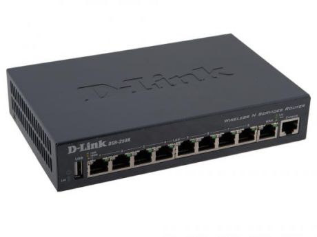 Межсетевой экран D-LINK DSR-250N/А2А/B1A VPN 1xWAN 8xLAN USB
