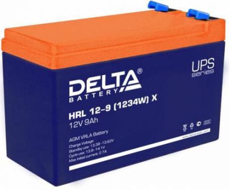 Батарея Delta HRL 12-9 X (9А\ч, 12В) свинцово- кислотный 1234W