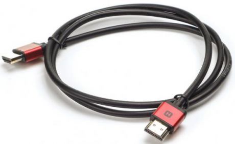 Кабель HDMI 1м Harper DCHM-791 круглый черный