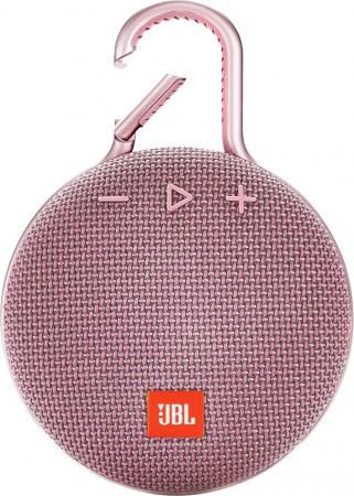 Колонка порт. JBL Clip 3 розовый 3.3W 1.0 BT 1000mAh (JBLCLIP3PINK)