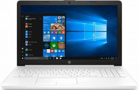 Ноутбук HP 15-da0089ur <4KH99EA> i3-7020U (2.3)/4Gb/500Gb/15.6"FHD AG/NV GeForce MX110 2GB/No ODD/Cam HD/Win10 (Snow White)