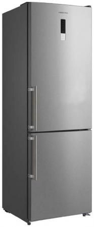 Холодильник HIBERG RFC-302DX серебристый