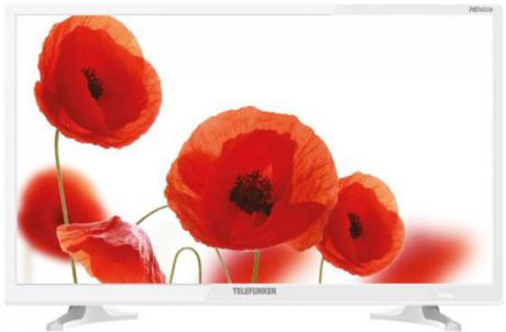 Телевизор LED 24" TELEFUNKEN TF-LED24S71T2 белый/HD Ready/DVBT-2/HDMI/USB