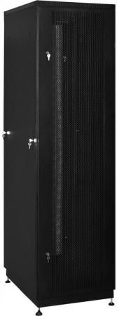 Шкаф 19" напольный 18U 600x800, дверь перфорированная, чёрный, 3ч, NT PRACTIC2 MP18-68 B